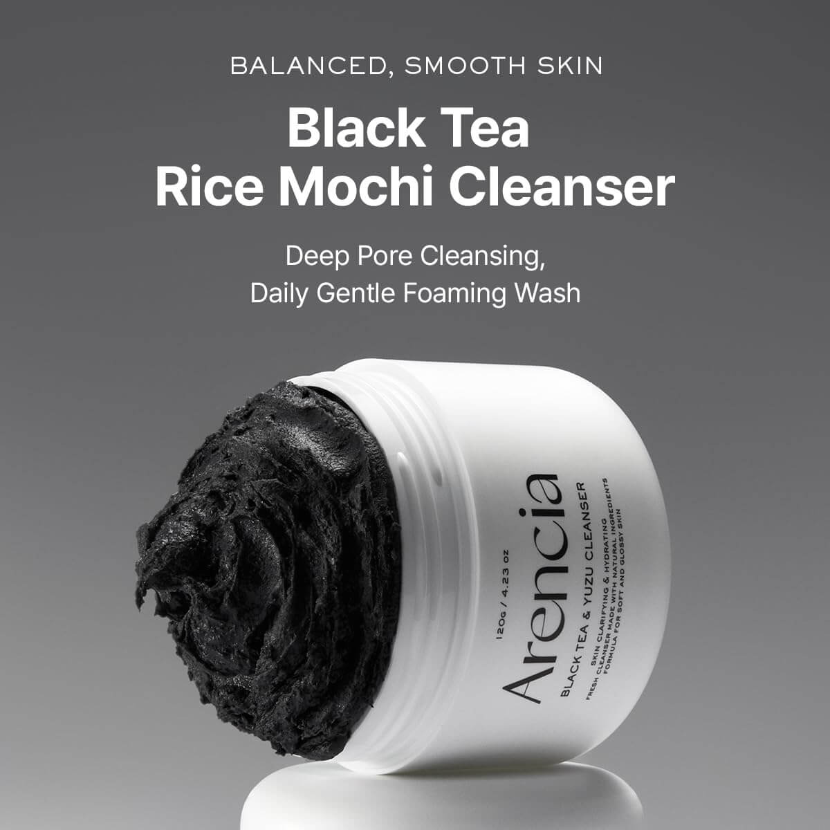 Black Tea Rice Mochi Cleanser - image 2