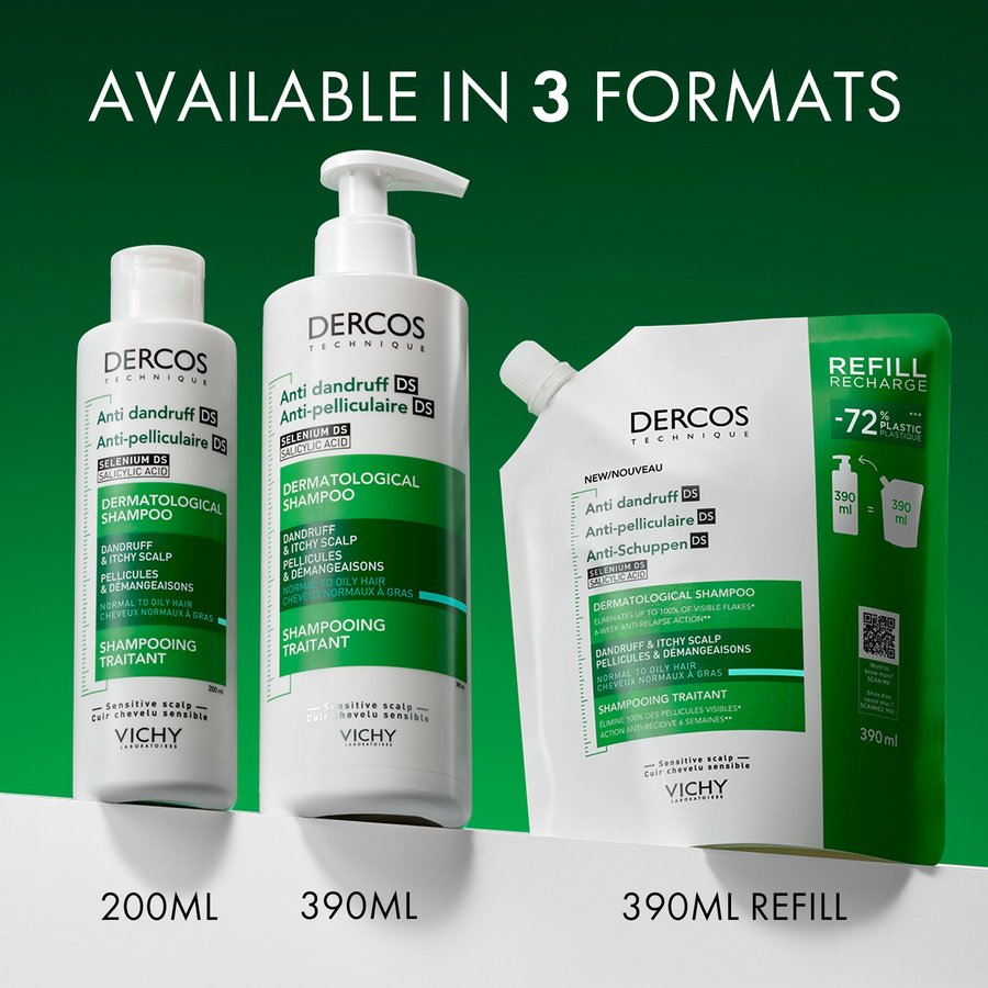 Dercos Anti-Dandruff Shampoo For Normal To Oily Hair  - image 11