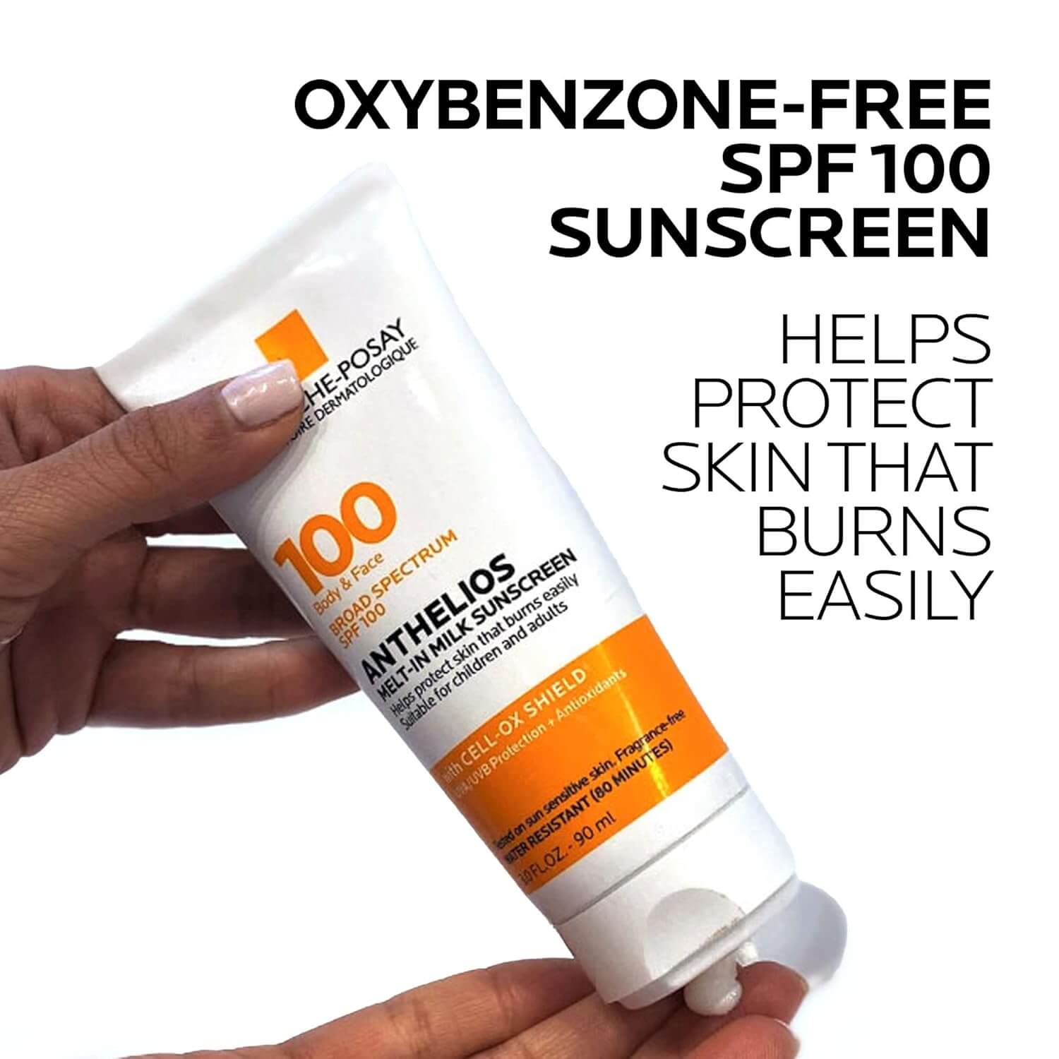 Anthelios Melt-in Milk Sunscreen For Face & Body SPF100 - image 2