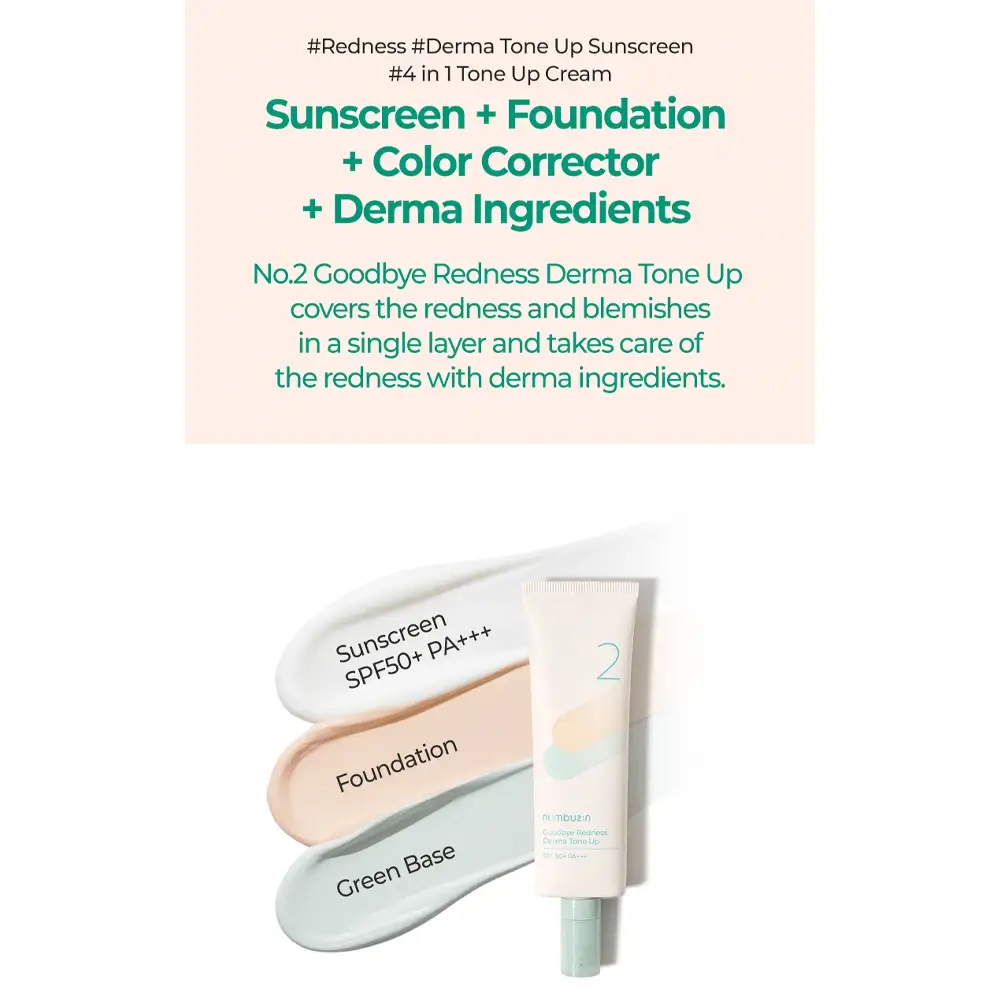 No.2 Goodbye Redness Derma Tone Up - image 2