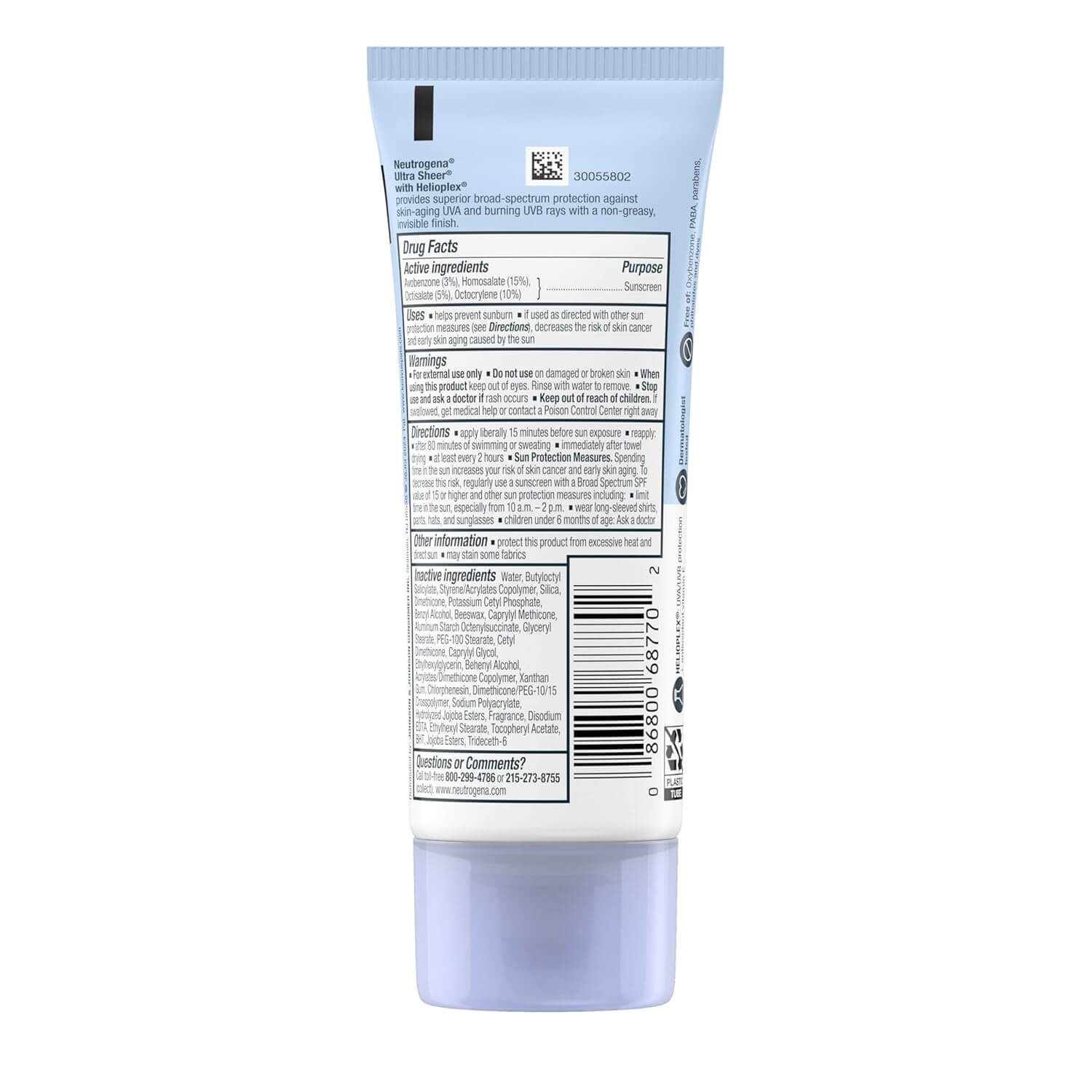  Ultra Sheer® Dry-Touch Sunscreen Lotion Broad Spectrum SPF 70 - image 8