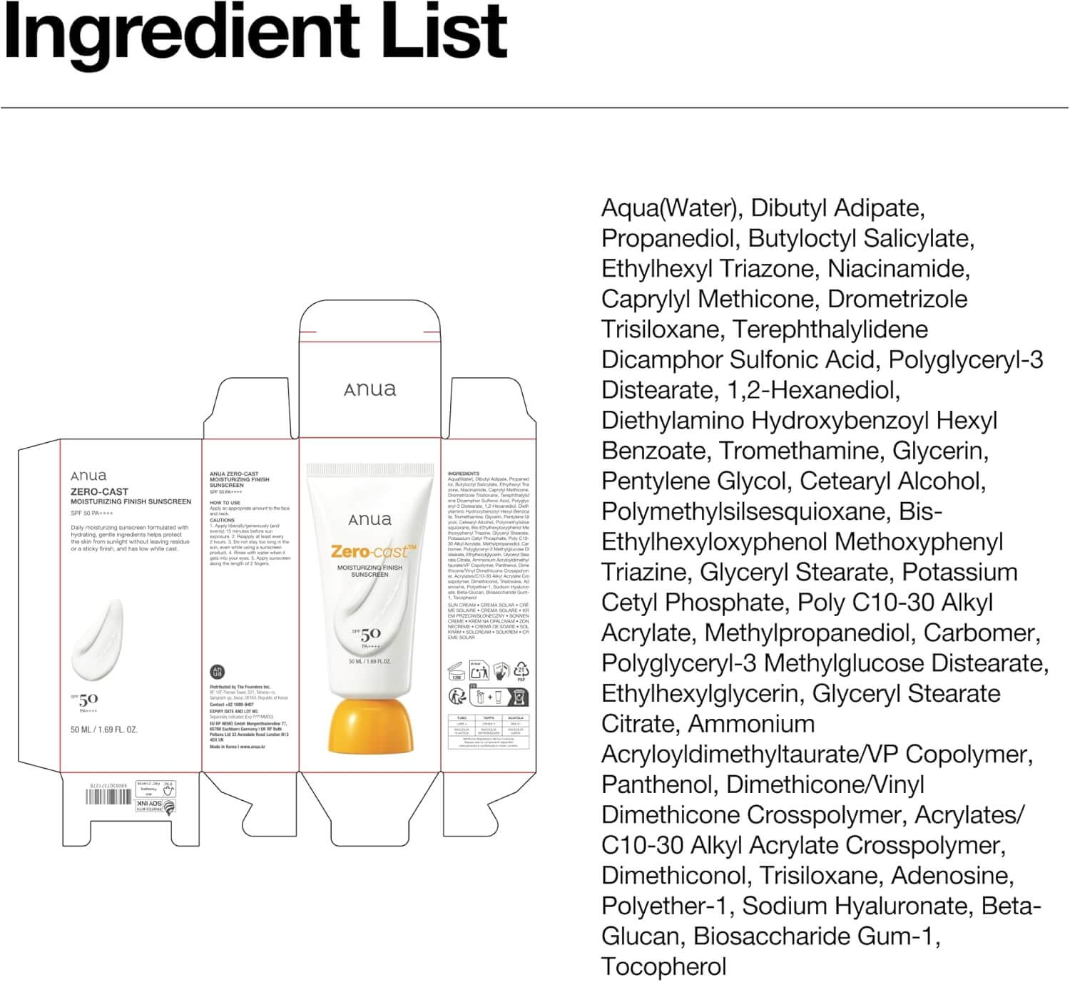 Zero-cast Moisturizing Finish Sunscreen - image 10