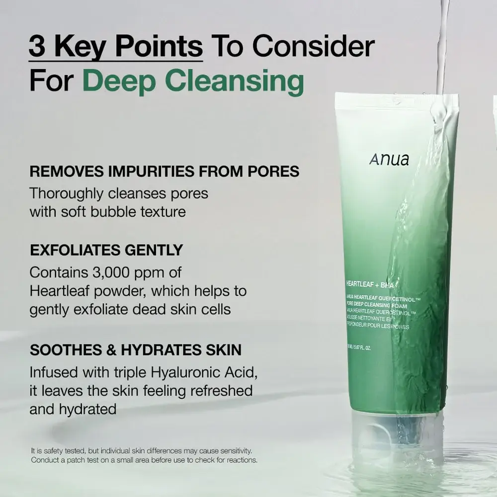 Heartleaf Quercetinol Pore Deep Cleansing Foam - image 5