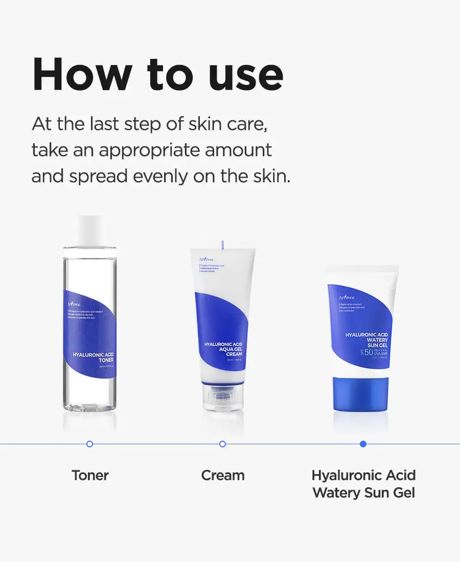 Hyaluronic Acid Watery Sun Gel SPF 50+ PA++++ - image 5