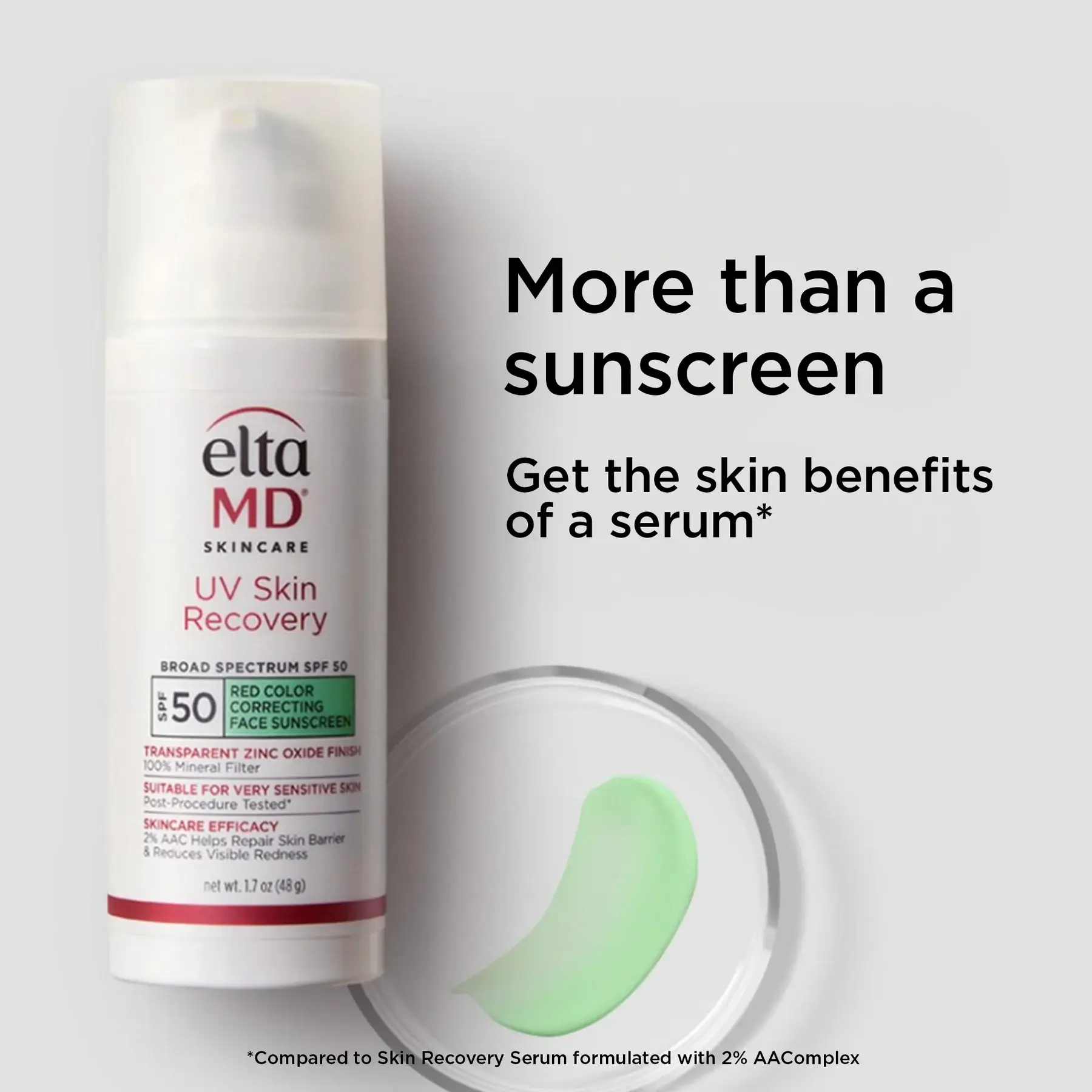 UV Skin Recovery Red Color Correcting Green Tint Broad Spectrum SPF 50 - image 10