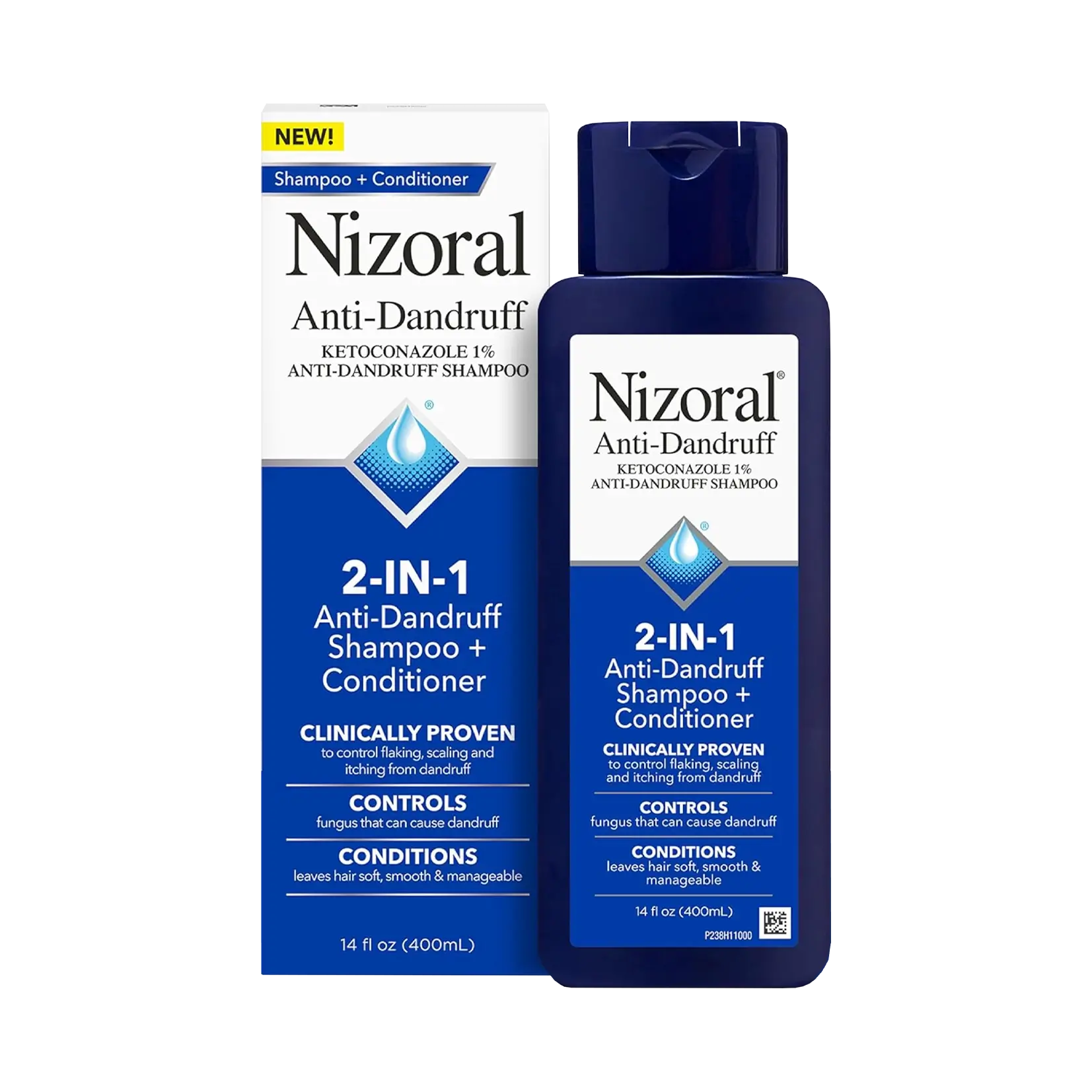 2-IN-1 Anti-Dandruff Shampoo + Conditioner
