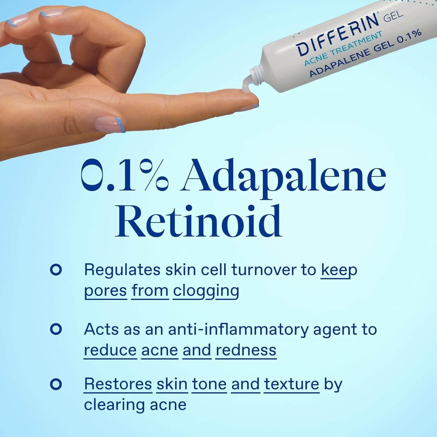 Differin Gel - Adapalene Gel 0.1% Acne Treatment - image 4
