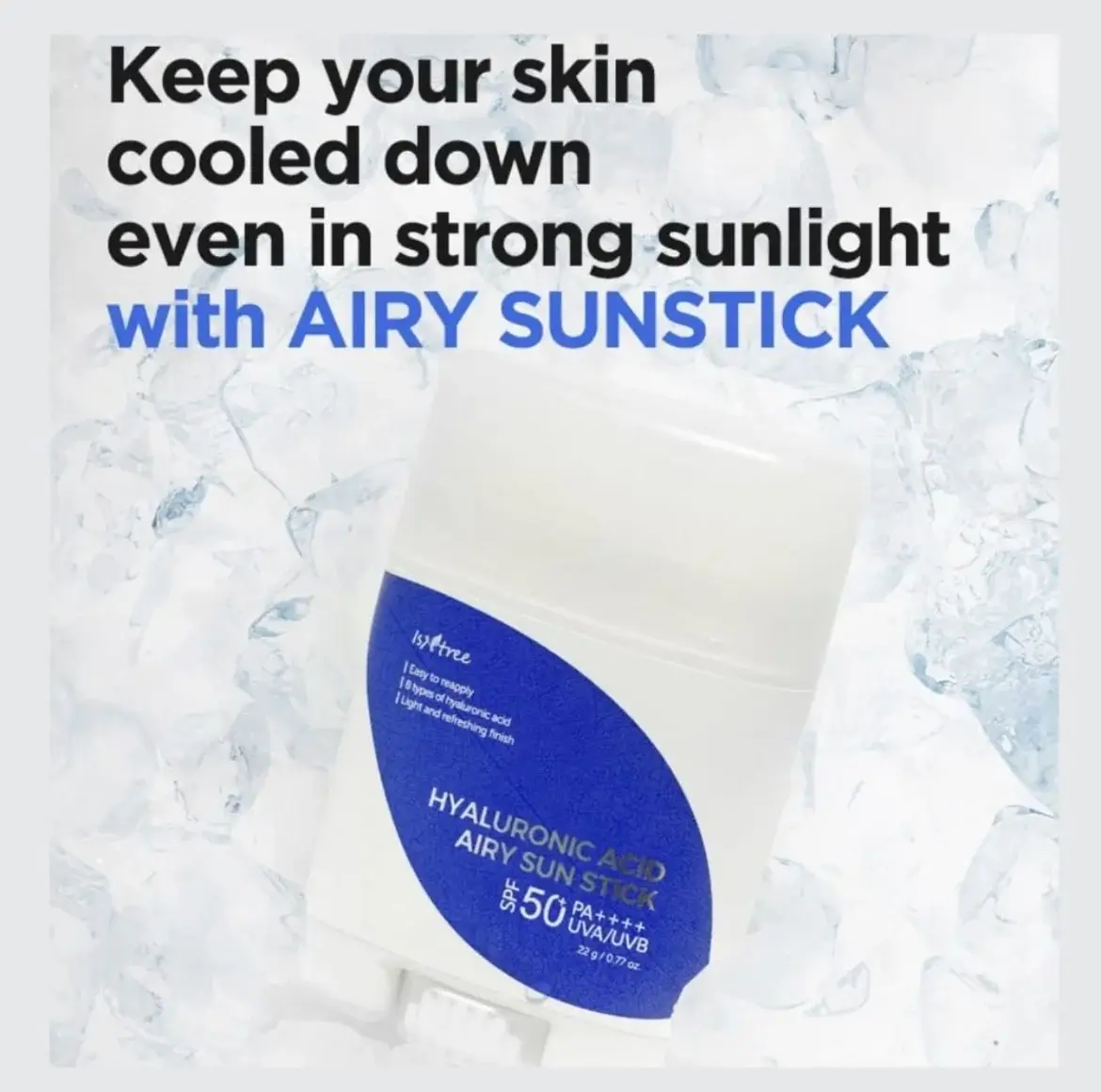 Hyaluronic Acid Airy Sun Stick SPF 50+PA++++ - image 6