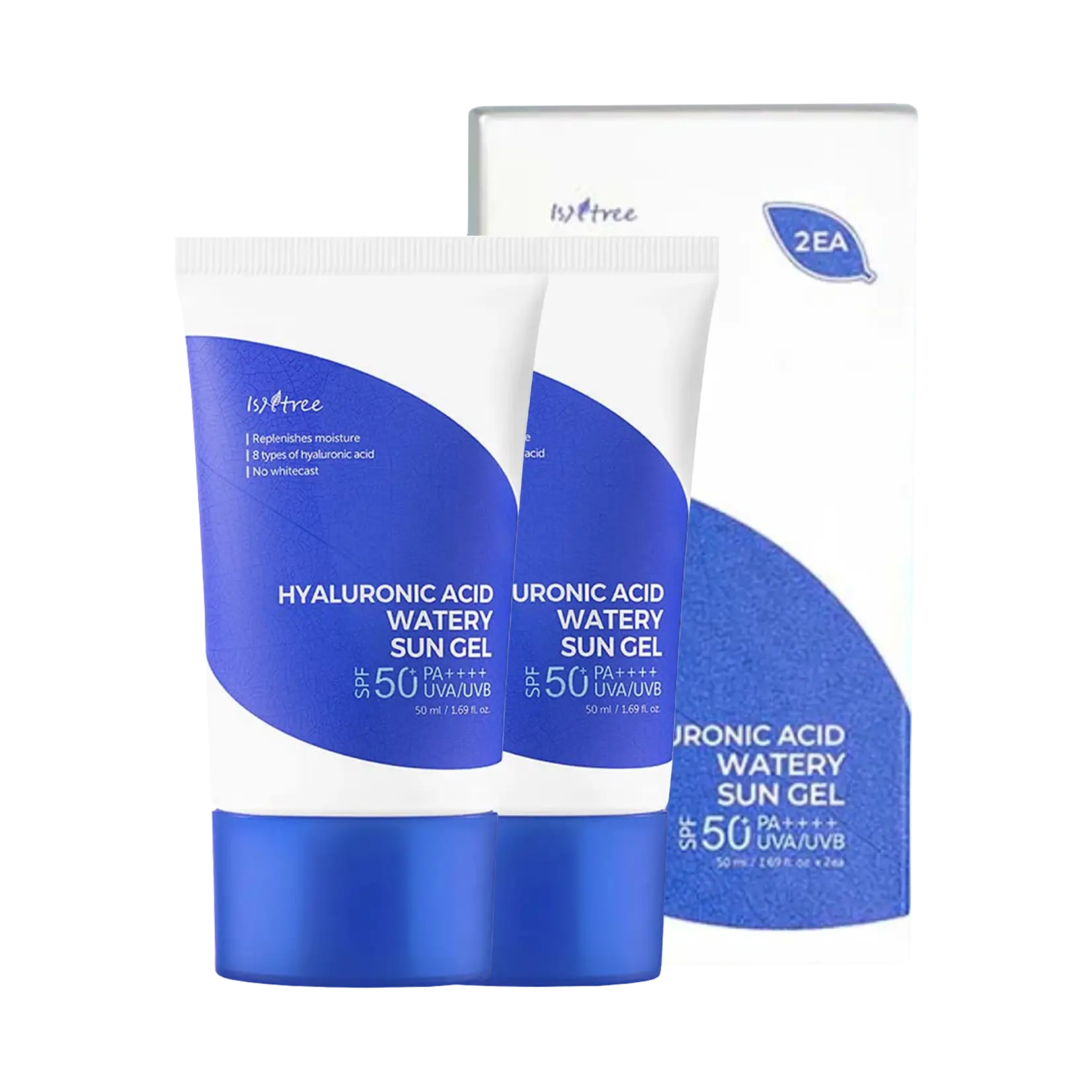 Hyaluronic Acid Watery Sun Gel  SPF 50+PA++++ 2EA Set 