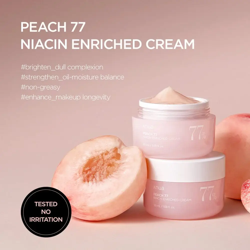 Peach 77 Niacin Enriched Cream - image 2