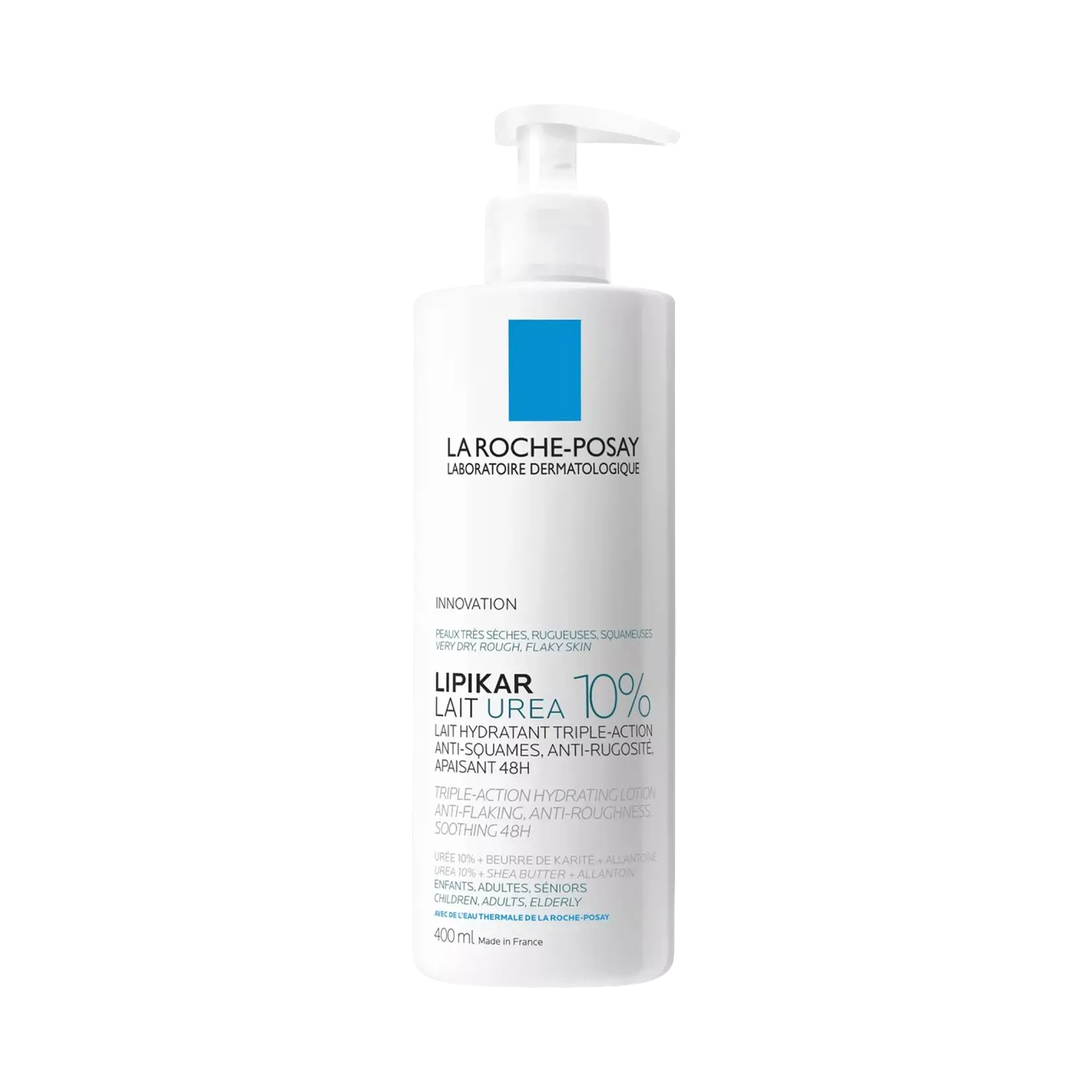 Lipikar Lait Urea 10% Triple-Action Hydrating Lotion