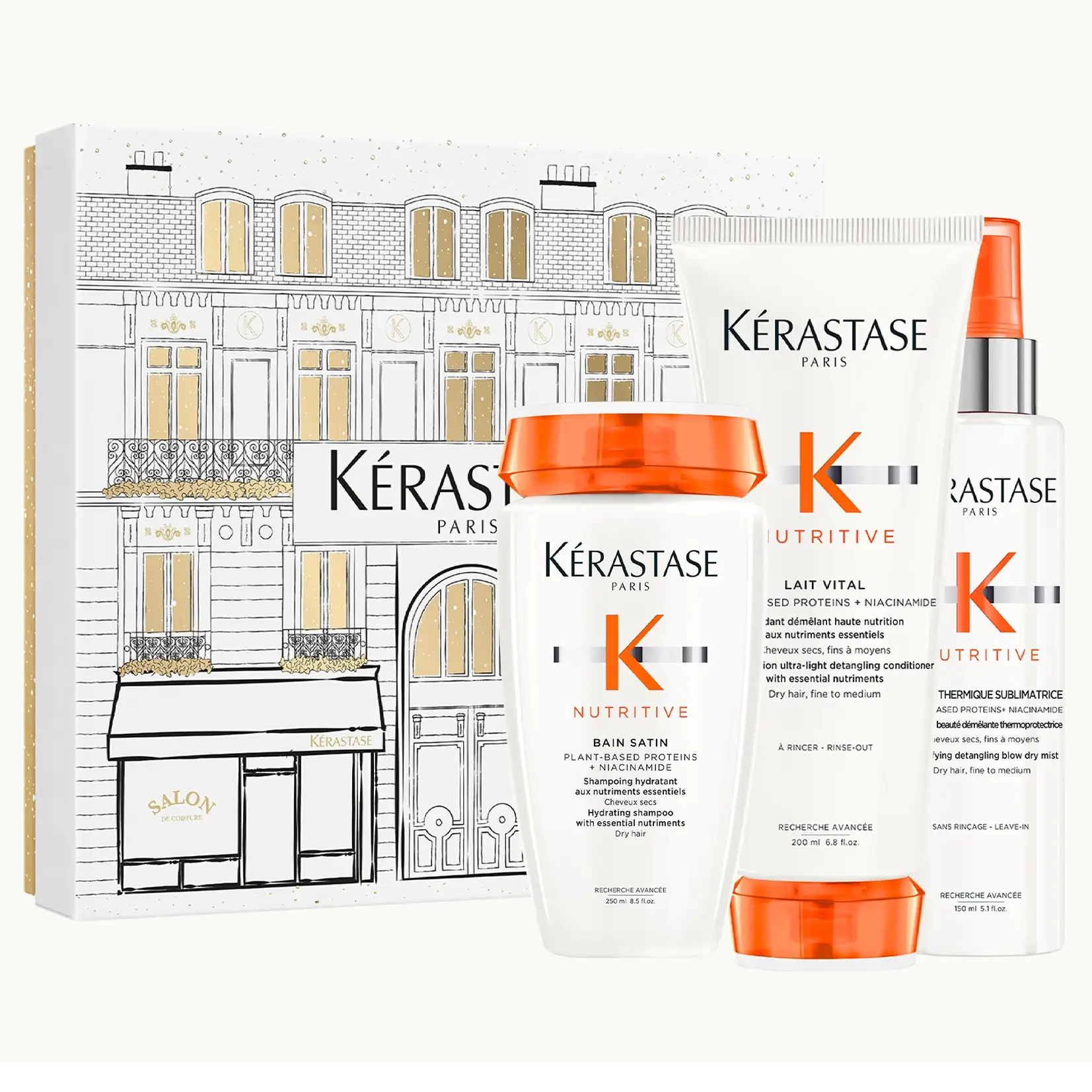 Nutritive Fine To Medium Dry Hair Care Set