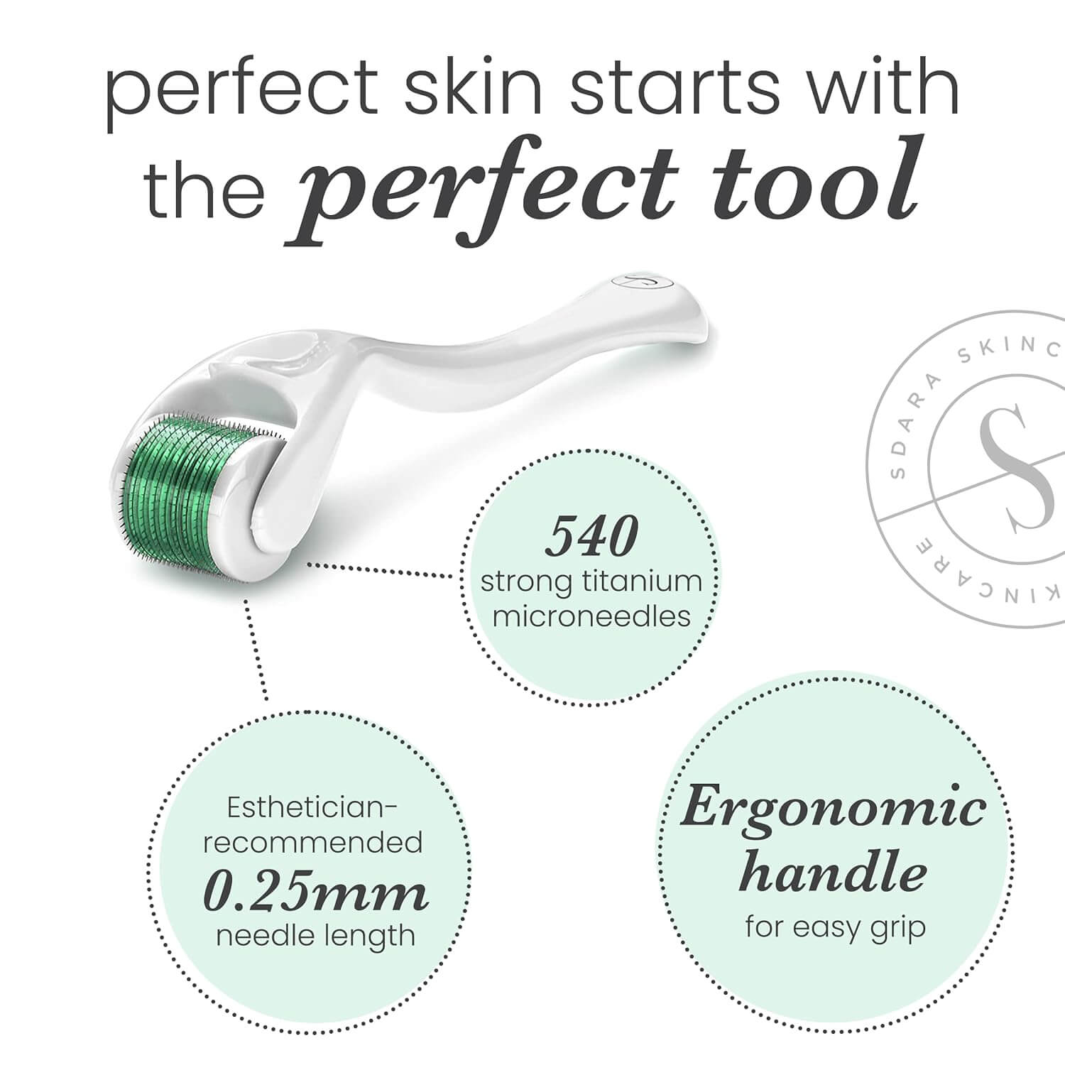 Titanium Microneedle Derma Roller - image 3